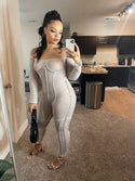 READ BETWEEN THE LINES JUMPSUIT
